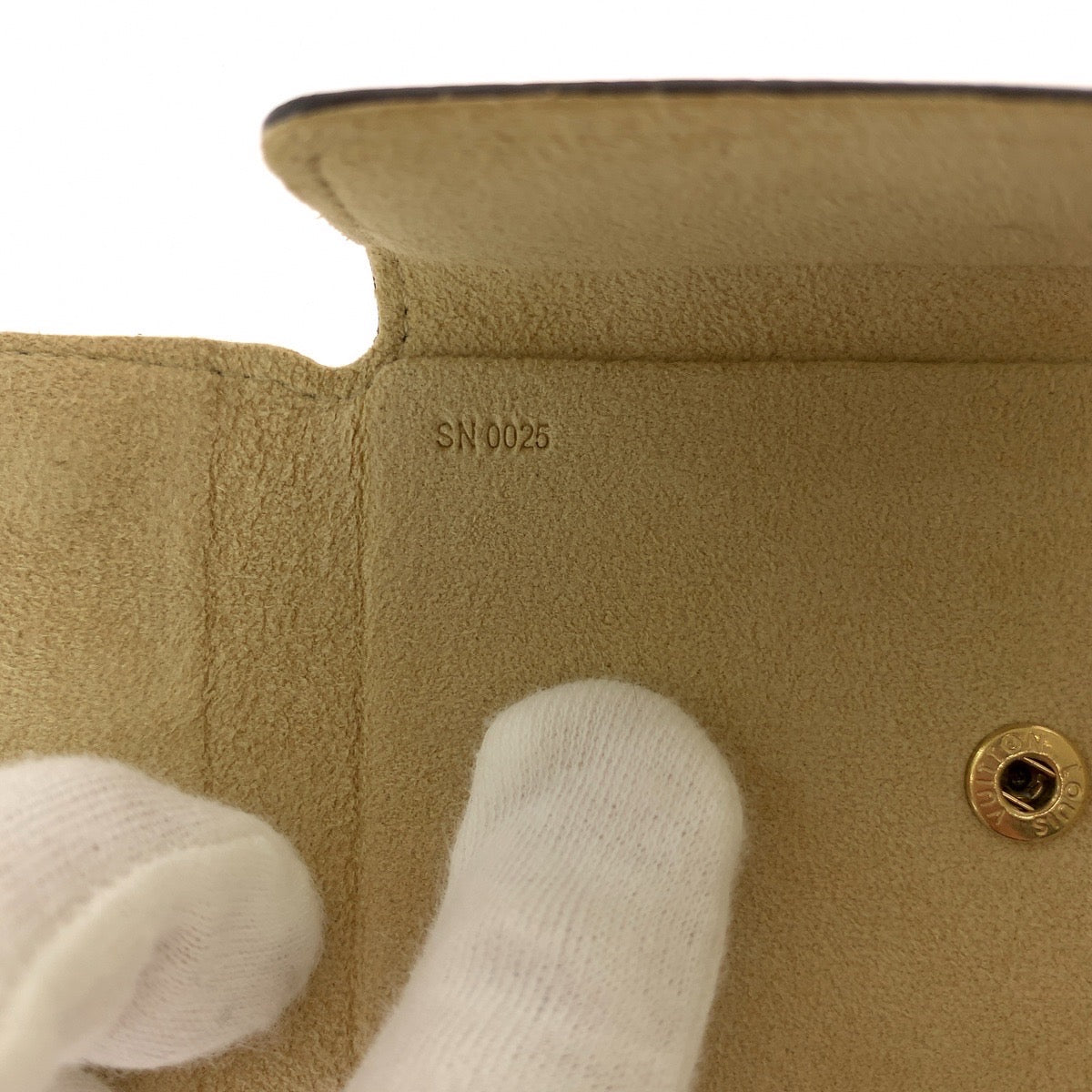 LOUIS VUITTON ルイヴィトン モノグラム ブラウン ゴールド金具 PVC / スウェード ポーチ アクセサリーケース ジュエリーケース レディース ABP21