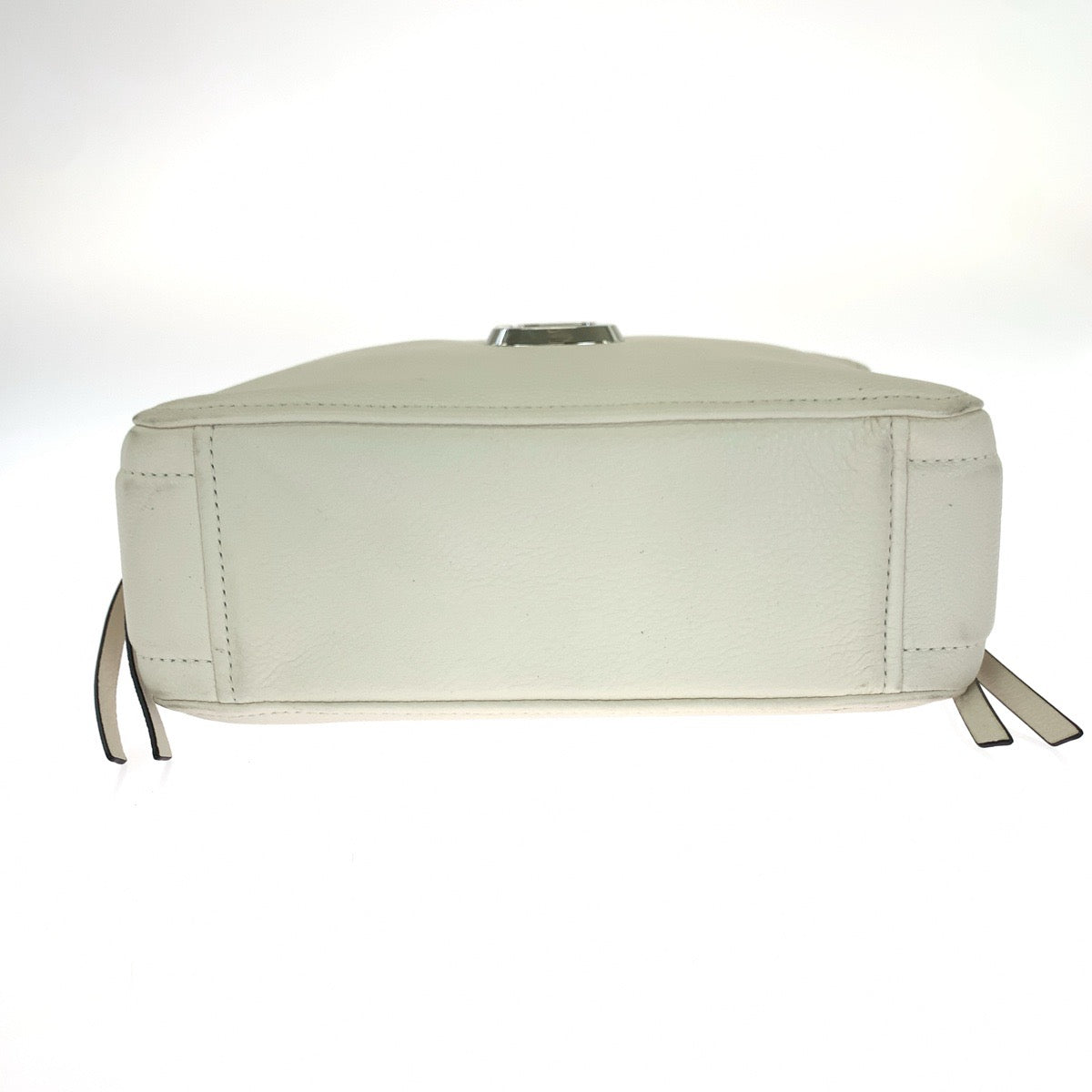 MARC JACOBS マークジェイコブス ザ ソフトショット 2way ホワイト シルバー金具 レザー M0014592 278 ショルダーバッグ クラッチバッグ レディース AB15