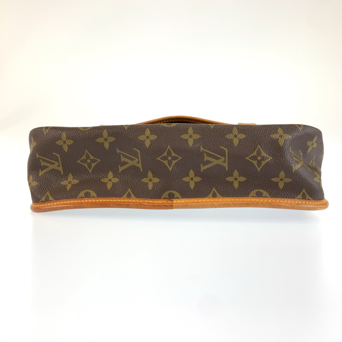 LOUIS VUITTON ルイヴィトン モノグラム ジベシエールMM ブラウン ゴールド金具 PVC / レザー M42247 ショルダーバッグ メッセンジャーバッグ レディース B70