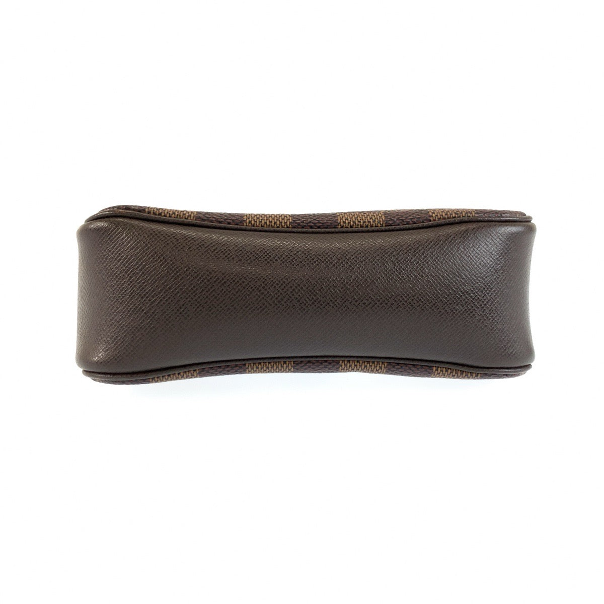 LOUIS VUITTON ルイヴィトン ダミエ トゥルース メイクアップ ブラウン ゴールド金具 PVC N51982 ハンドバッグ アクセサリーポーチ レディース AB56