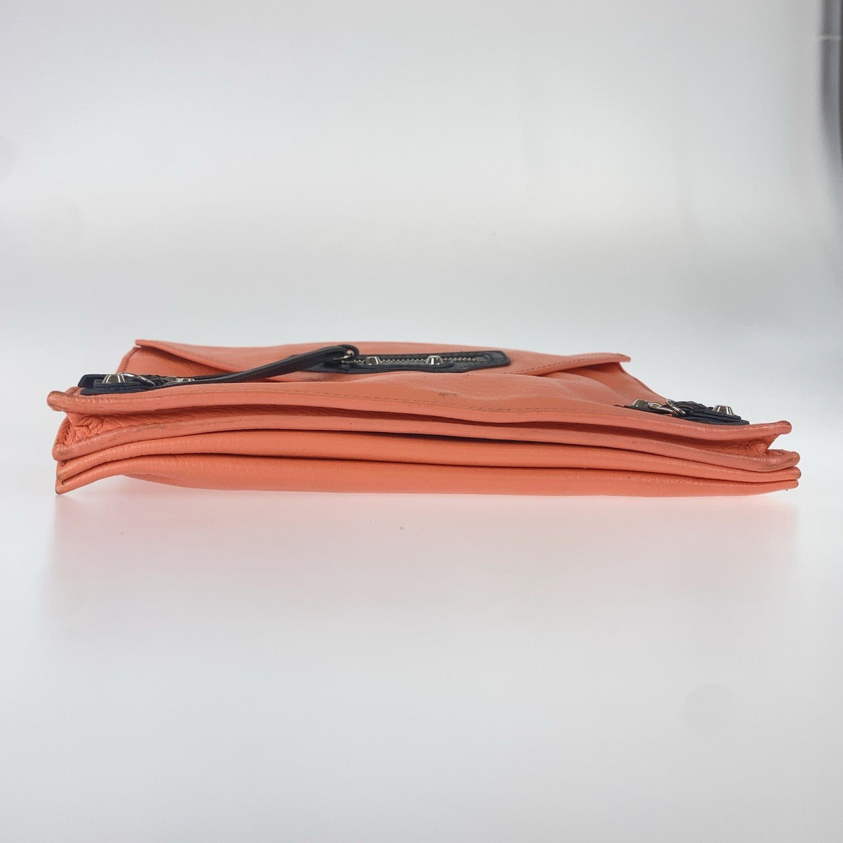 BALENCIAGA バレンシアガ Papier Mini Triple ピンク シルバー金具 レザー 299482 ショルダーバッグ ポシェット レディース AB73