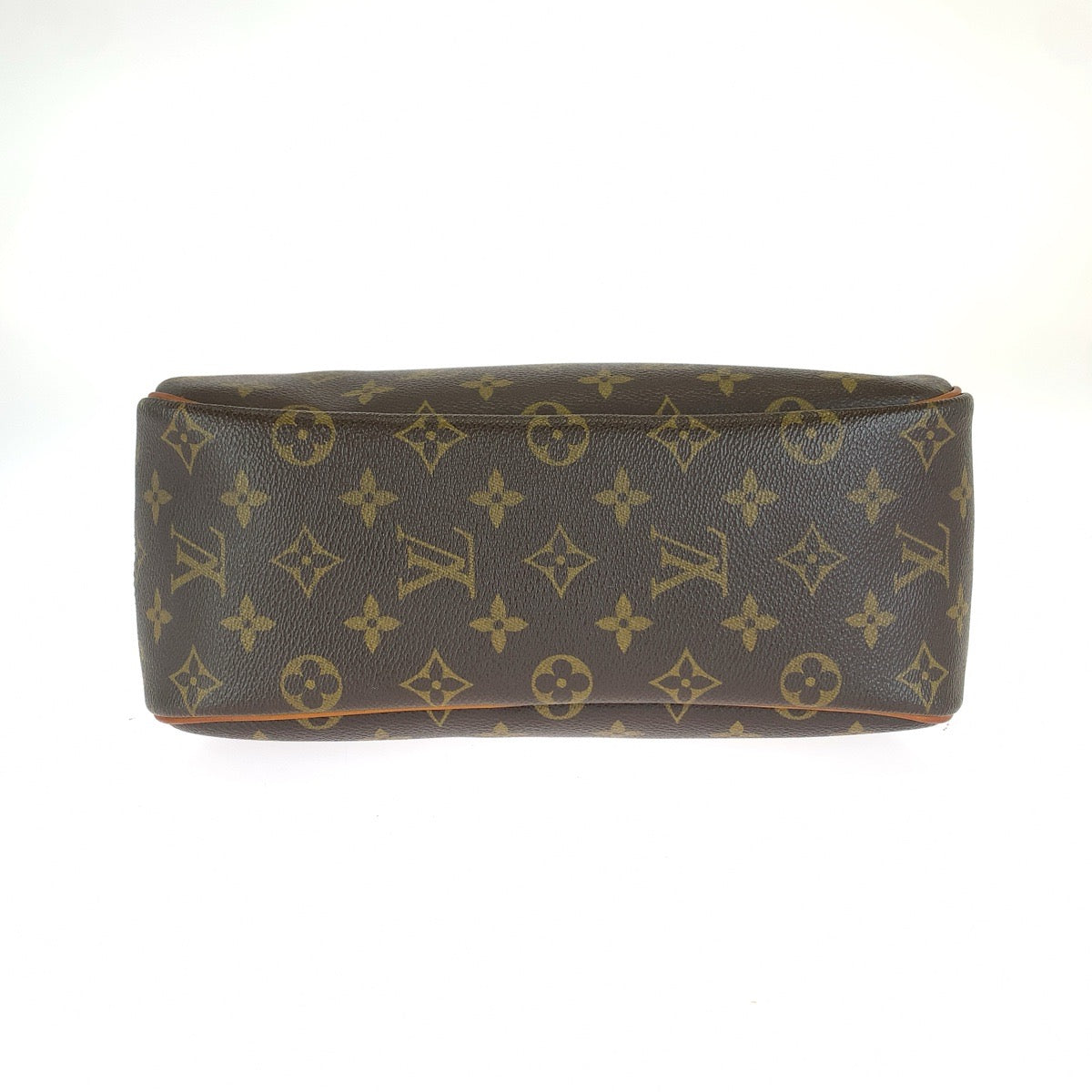LOUIS VUITTON ルイヴィトン モノグラム トゥルーヴィル ブラウン ゴールド金具 PVC / レザー M42228 ハンドバッグ レディース BC48