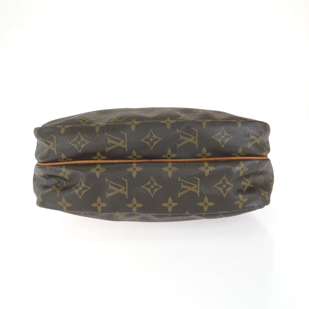 LOUIS VUITTON ルイヴィトン モノグラム リポーターPM ブラウン ゴールド金具 PVC / レザー M45254 ショルダーバッグ レディース B45