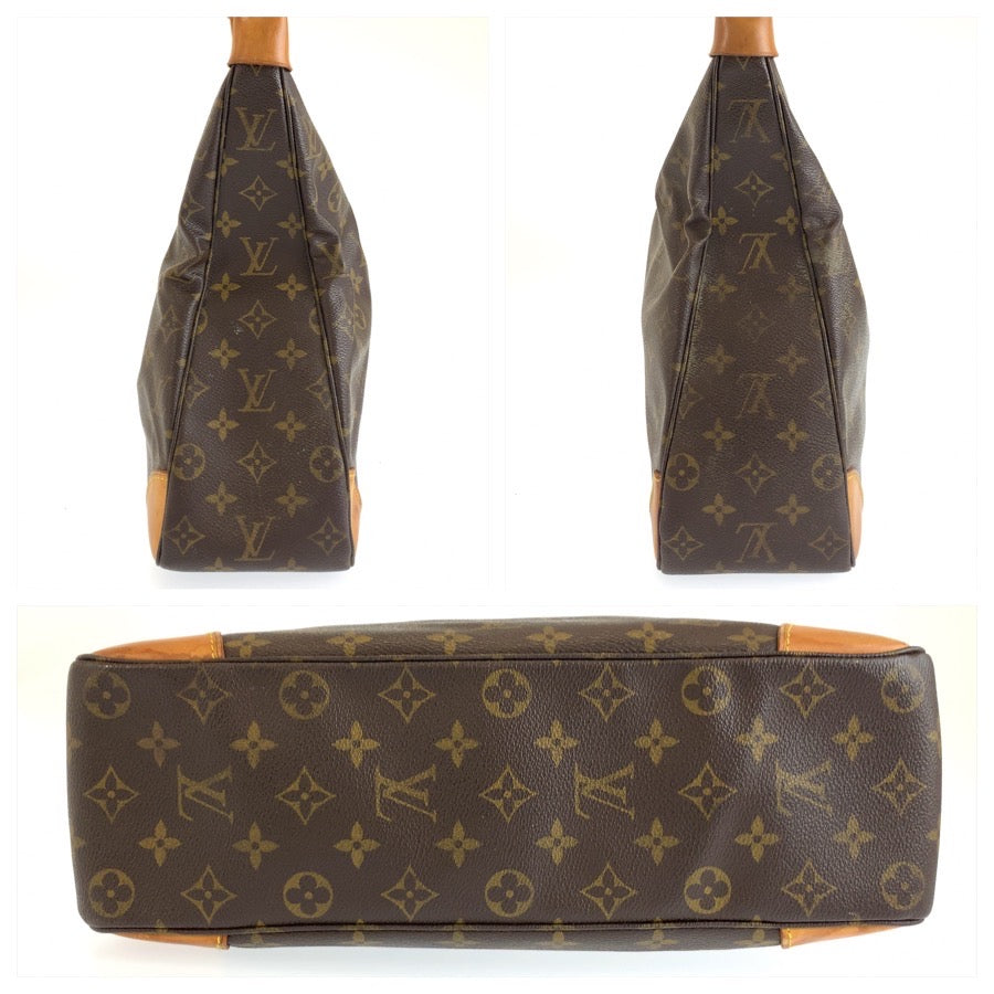 LOUIS VUITTON ルイヴィトン モノグラム ブローニュ ブラウン ゴールド金具 PVC / レザー M51260 ショルダーバッグ レディース B55