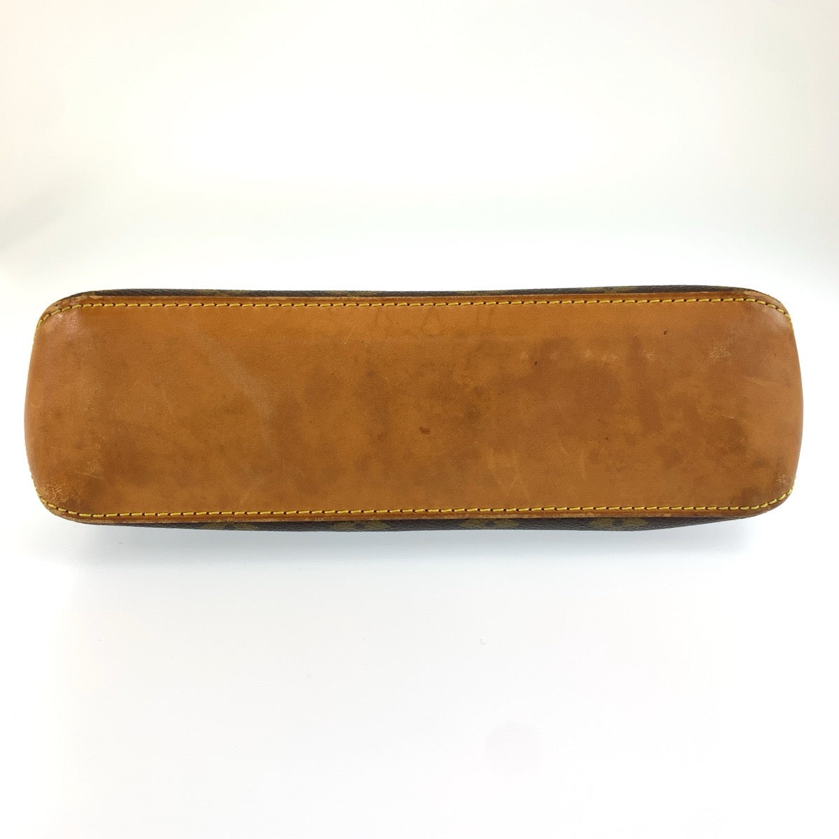 LOUIS VUITTON ルイヴィトン モノグラム トロター ブラウン ゴールド金具 PVC / レザー M51240 ショルダーバッグ ポシェット レディース AB55