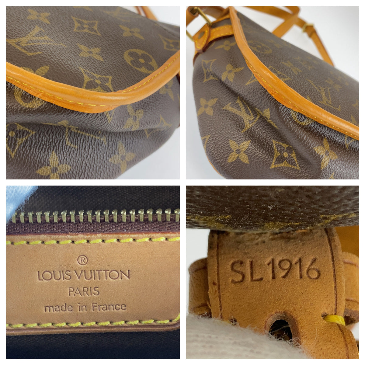LOUIS VUITTON ルイヴィトン モノグラム ソローニュ ブラウン PVC / レザー M42250 ショルダーバッグ ポシェット レディース AB98