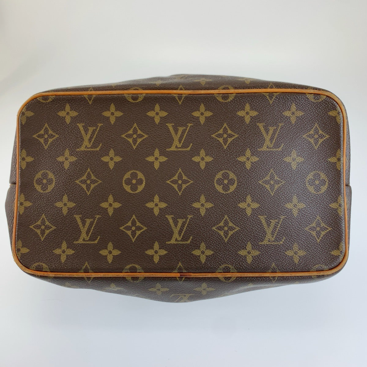 LOUIS VUITTON ルイヴィトン モノグラム パレルモPM ブラウン ゴールド金具 PVC / レザー M40145 ハンドバッグ ショルダーバッグ 2way レディース B80