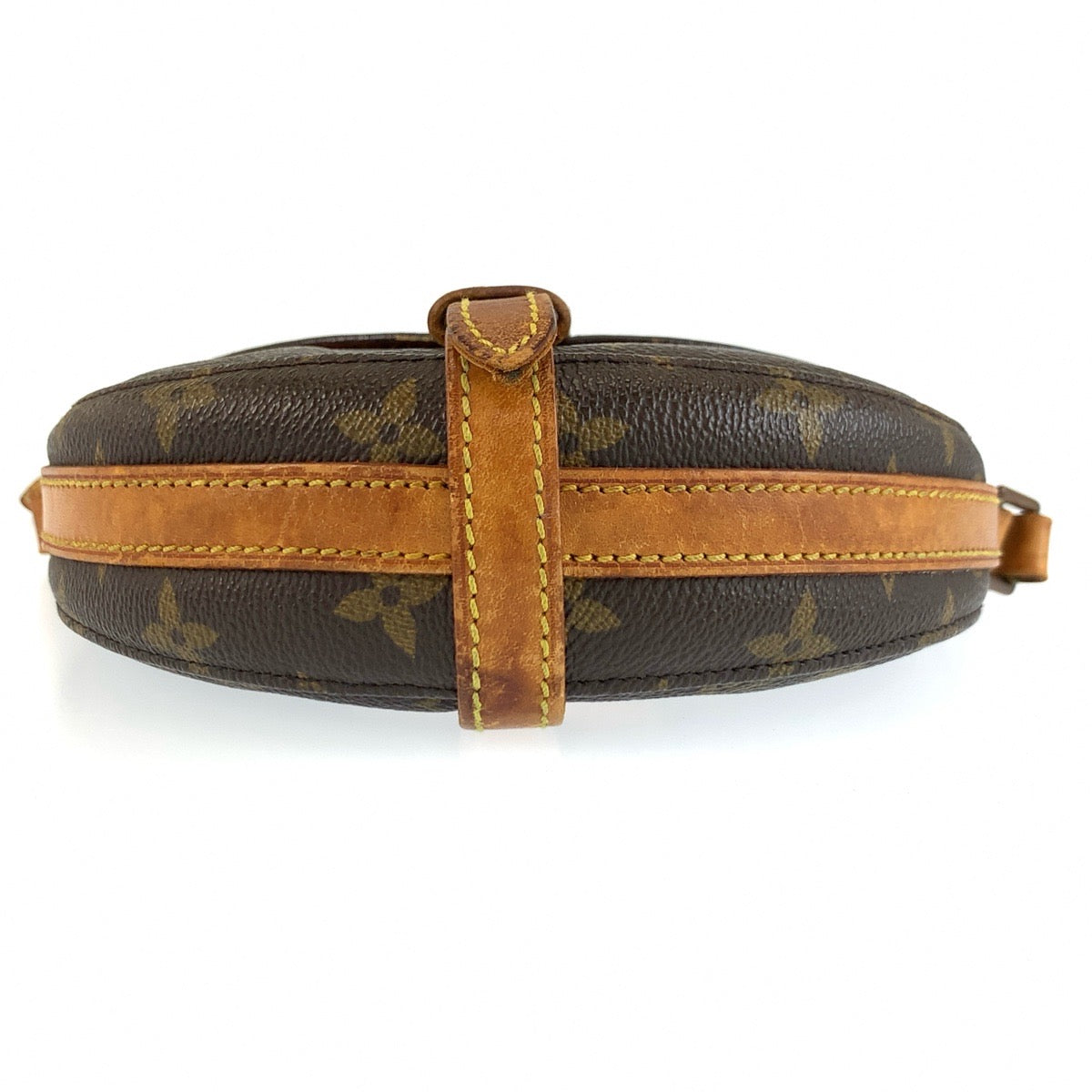 LOUIS VUITTON ルイヴィトン モノグラム シャンティPM ブラウン ゴールド金具 PVC / レザー M51234 ショルダーバッグ ポシェット レディース B37