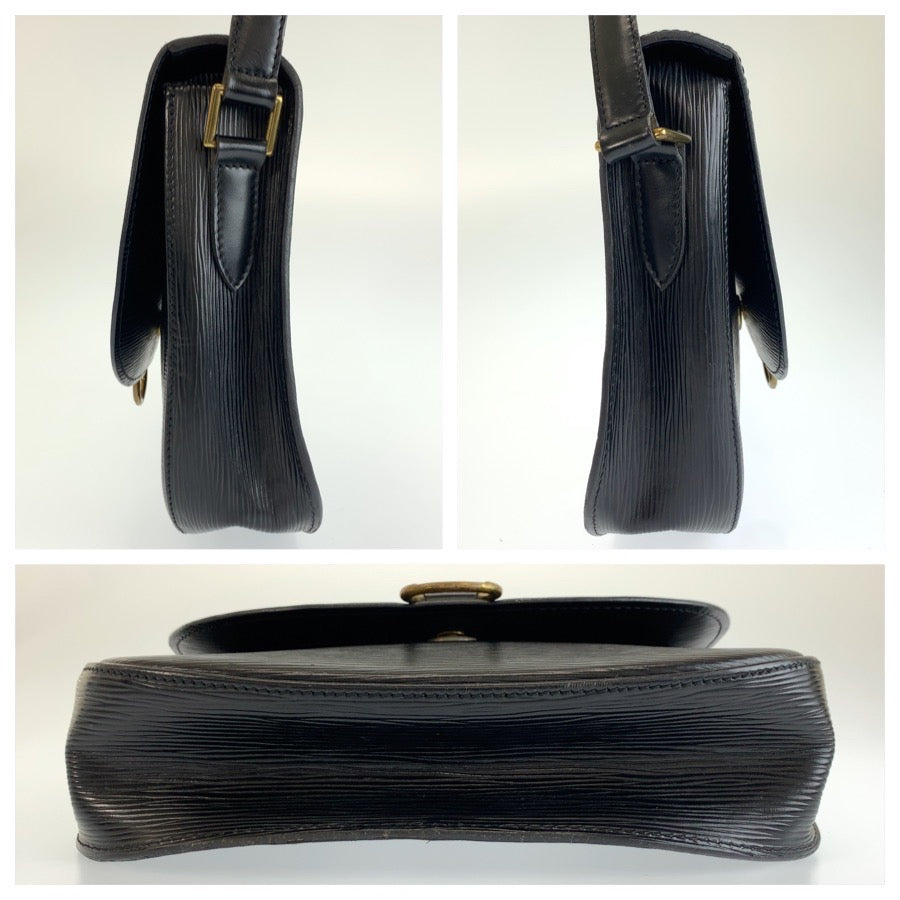 LOUIS VUITTON ルイヴィトン エピ サンクルー ブラック 黒 ゴールド金具 レザー M52192 ショルダーバッグ ポシェット レディース B40