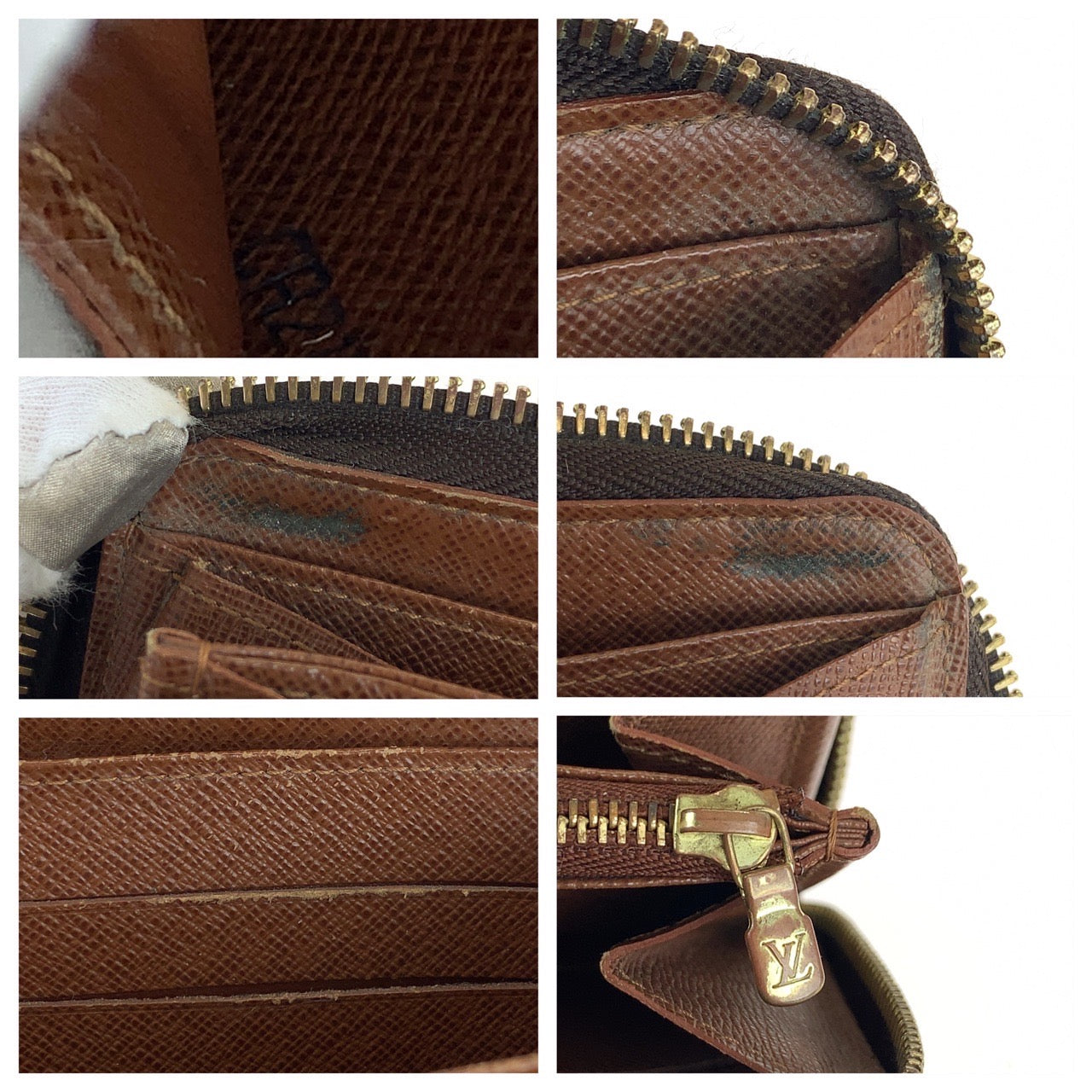 B-053
LOUIS VUITTON ルイヴィトン モノグラム ジッピーウォレット ブラウン 茶 ゴールド金具 PVC M42616 長財布 ラウンドファスナー ラウンドジップ レディース
