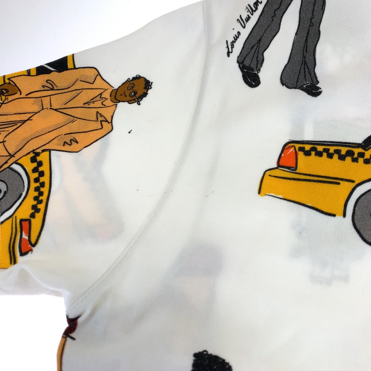 10049
LOUIS VUITTON ルイヴィトン ニューウォーカーズ ヴァージル アブロー サイズS マルチカラー コットン RM192 NPG HHY91Y クルーネック 半袖Tシャツ カットソー メンズ