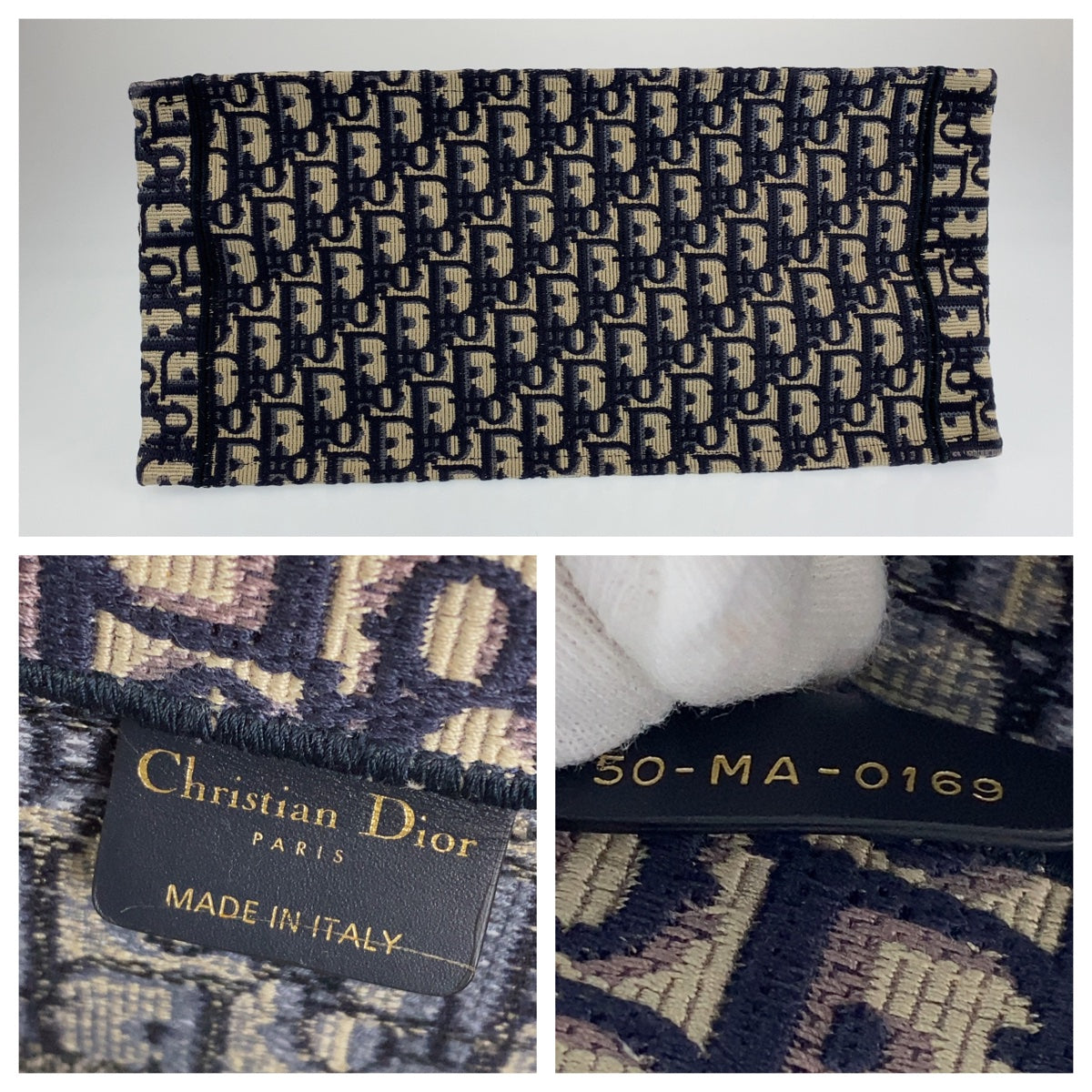 A-137
Dior ディオール トロッター ブックトート スモール ネイビー 紺 白 キャンバス 50-MA-0169 トートバッグ 肩掛け レディース
