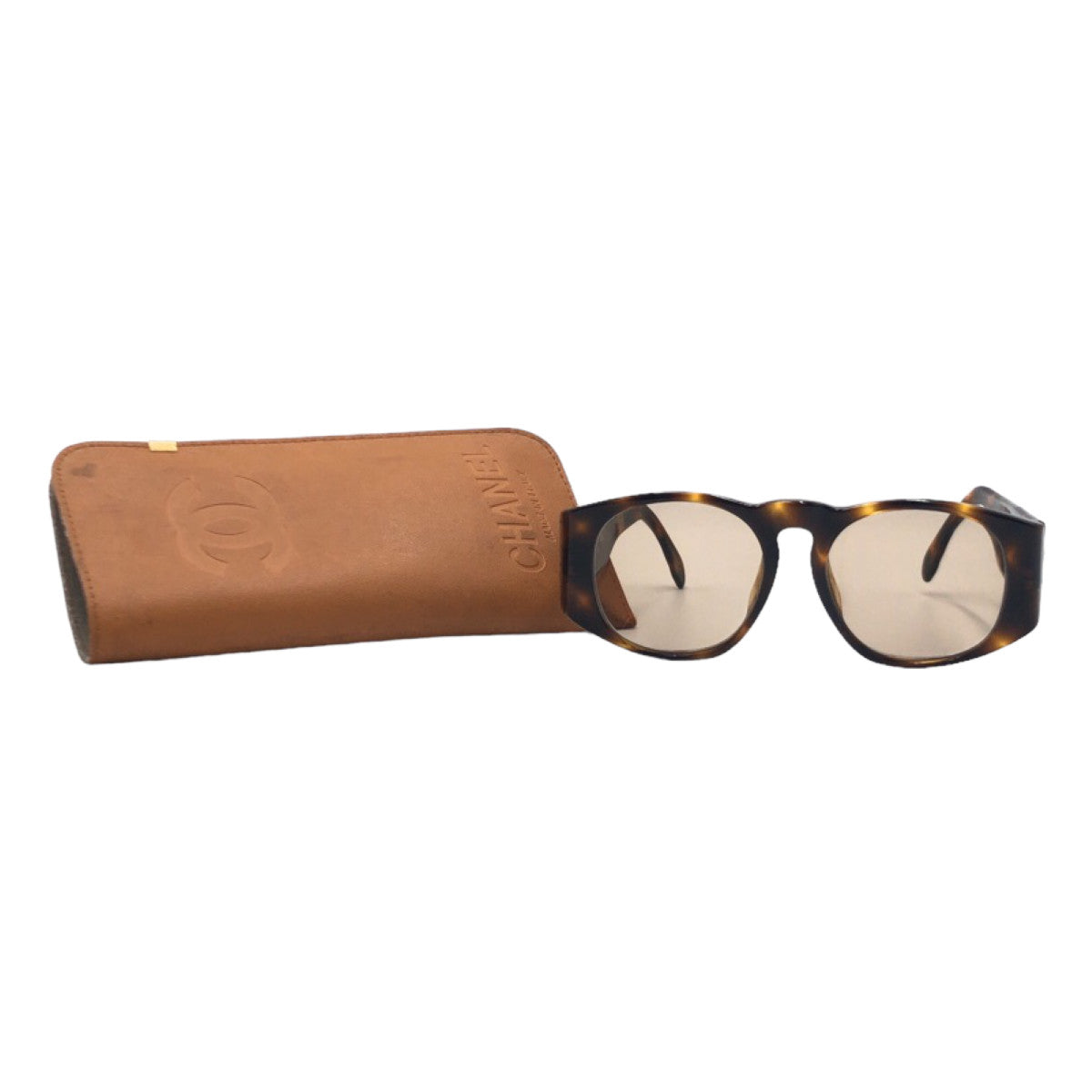 D-015
CHANEL シャネル マトラッセ ココマーク ブラウン 茶 ゴールド金具 プラスチック 01450 91235 サングラス ウェリントン レディース