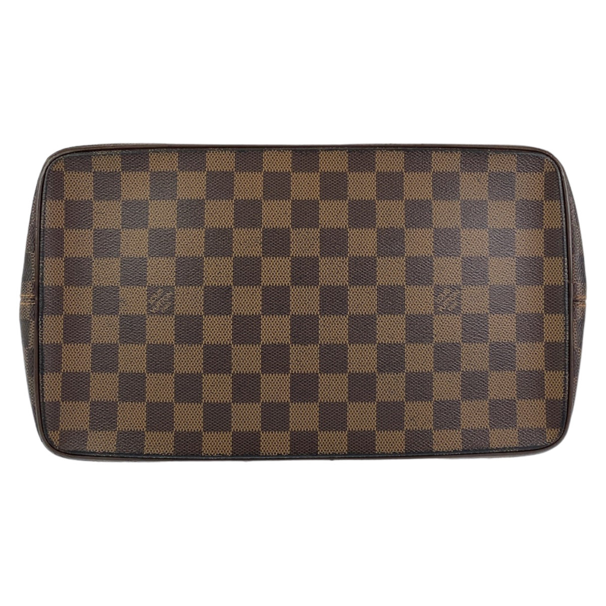 LOUIS VUITTON ルイヴィトン ダミエ サレヤMM ブラウン 茶 ゴールド金具 PVC N51182 トートバッグ ショルダーバッグ レディース
