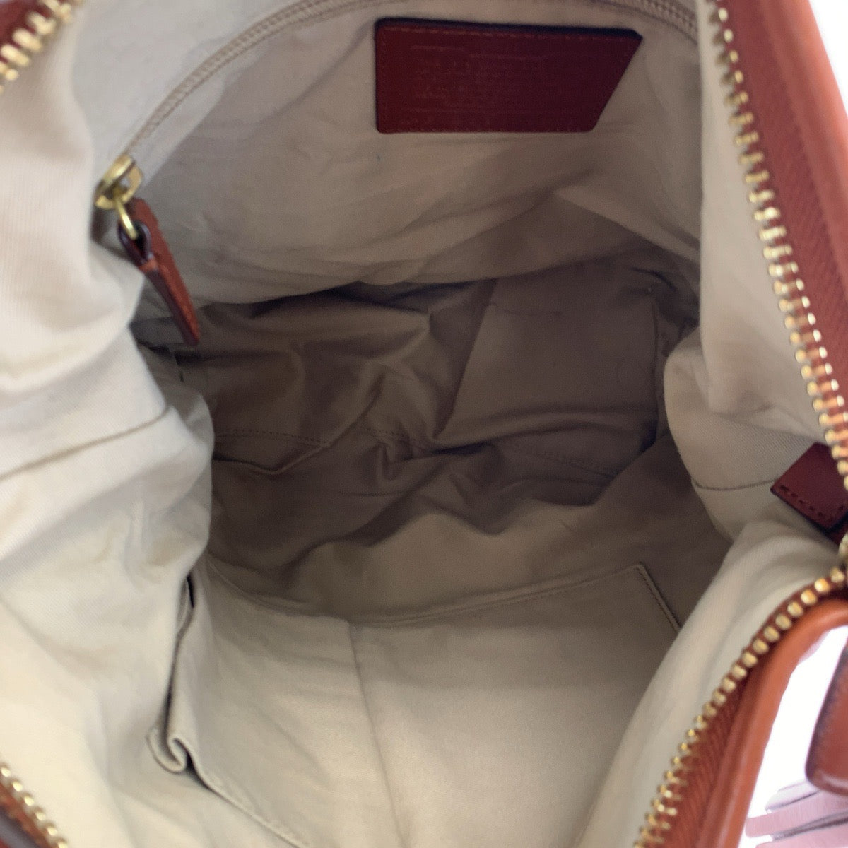 COACH コーチ レガシー フリンジ ブラウン 茶 レザー 19889 ワンショルダーバッグ 肩掛け レディース