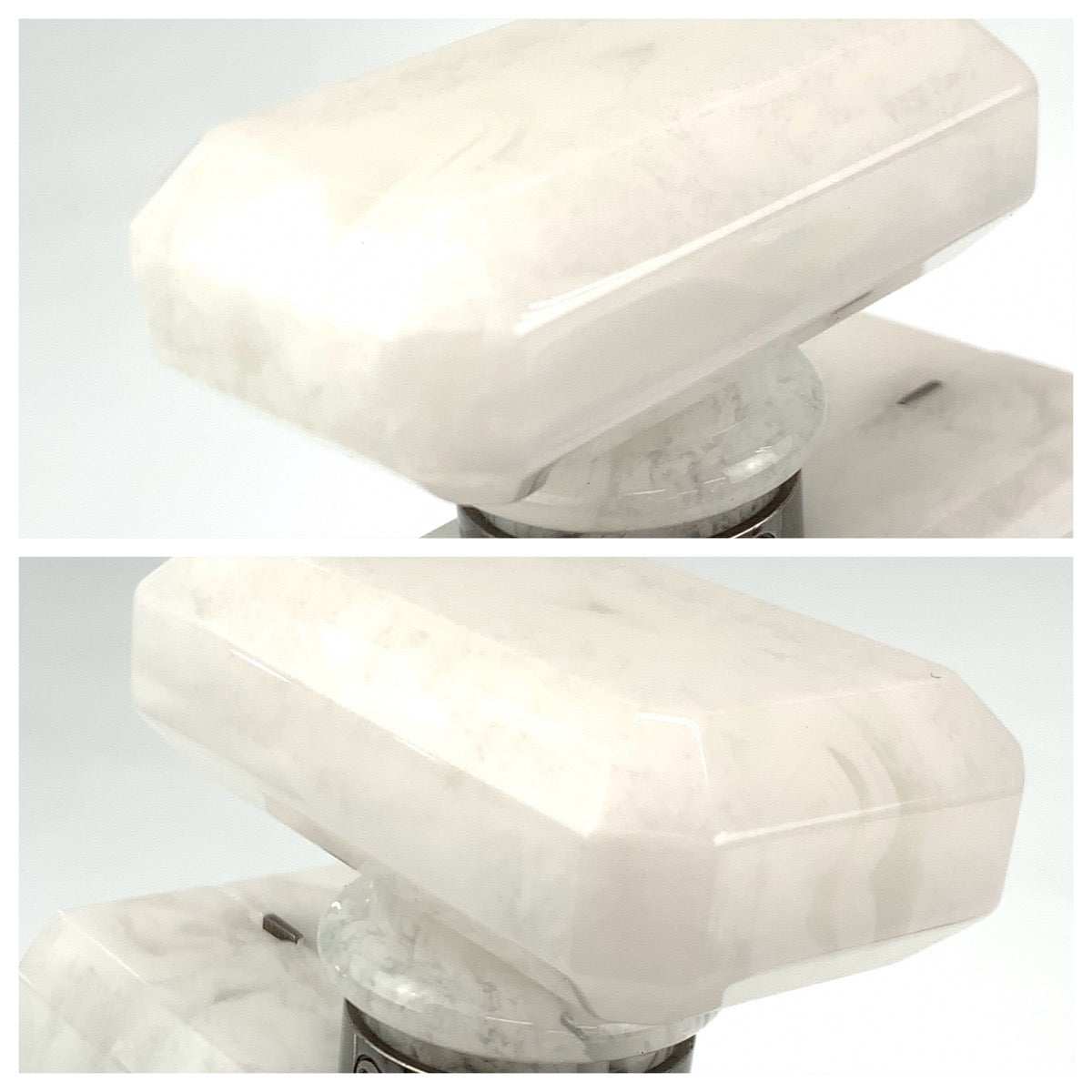 10249
CHANEL シャネル 大理石柄 2016Paris-Roma N°5 Parfume Bottle ミニバッグ ホワイト オフホワイト シルバー金具 プラスチック ボトルバッグ チェーンショルダーバッグ バニティバッグ レディース A1500