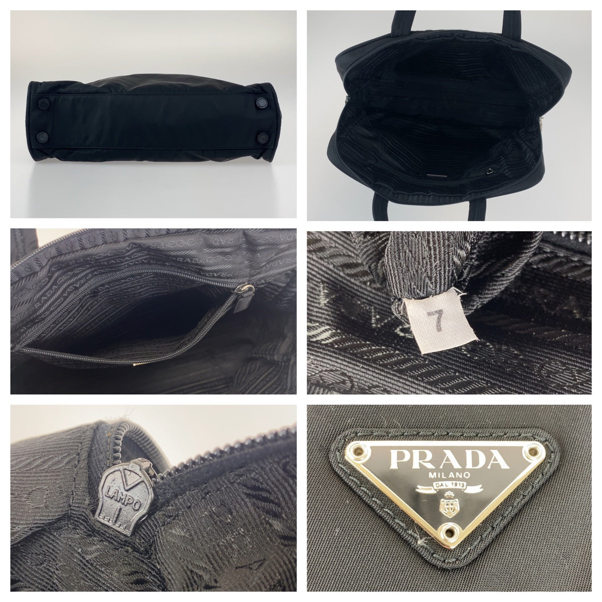 H-00368
PRADA プラダ テスート ブラック 黒 シルバー金具 ナイロン B8685 ビジネスバッグ トートバッグ メンズ