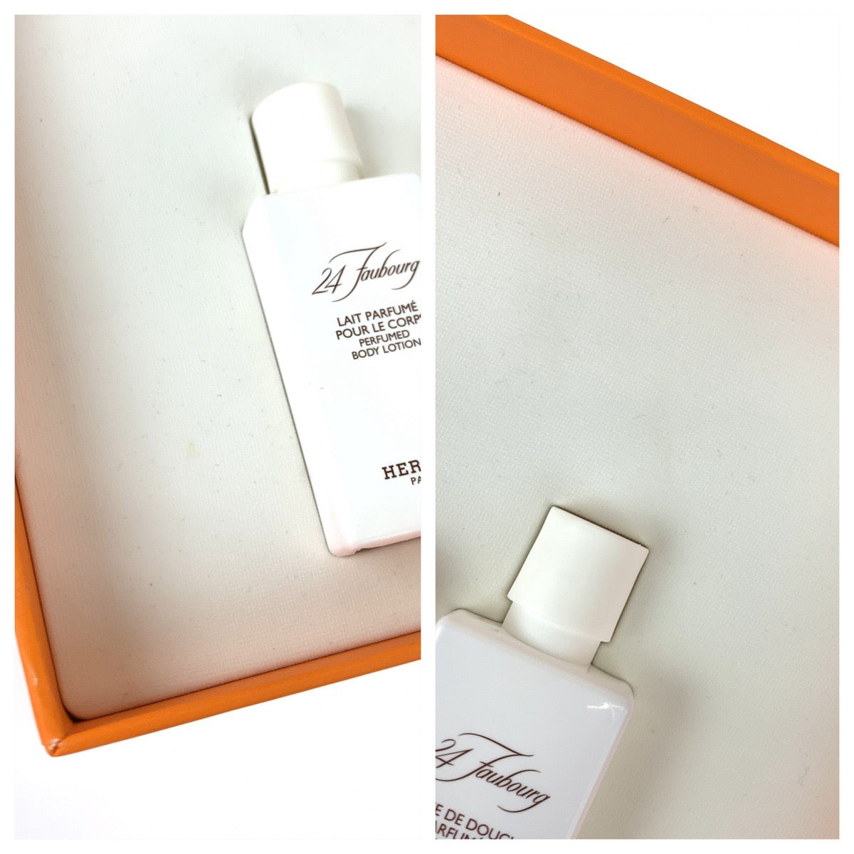 HERMES エルメス ヴァンキャトルフォーブル 50mlボトル ボディローション 40ml シャワークリーム 40ml付き 香水 オードゥ トワレット レディース