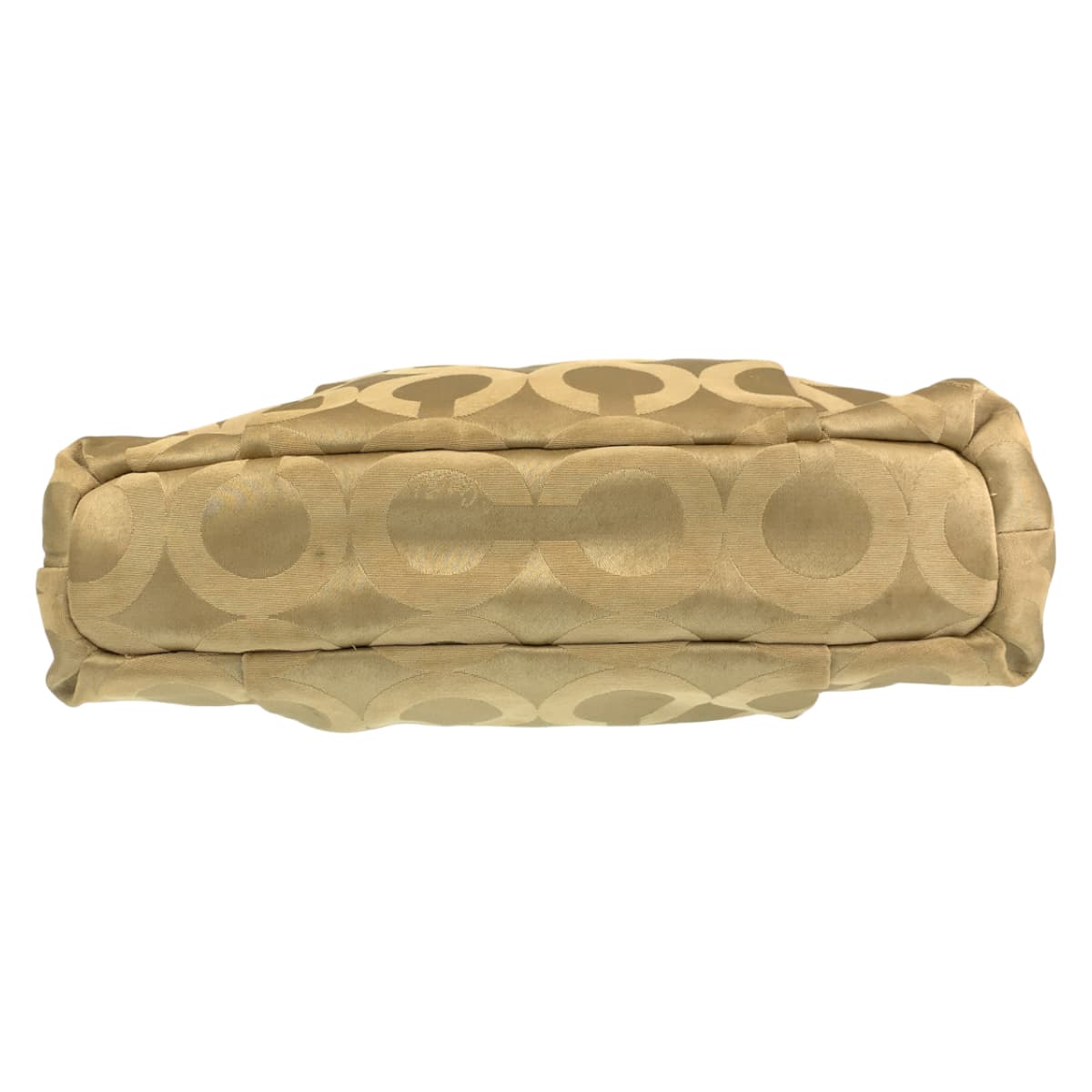 12646
COACH コーチ オプアート ベージュ ゴールド キャンバス 21121 ホーボー ショルダーバッグ 2way 斜め掛け可能 レディース AB5