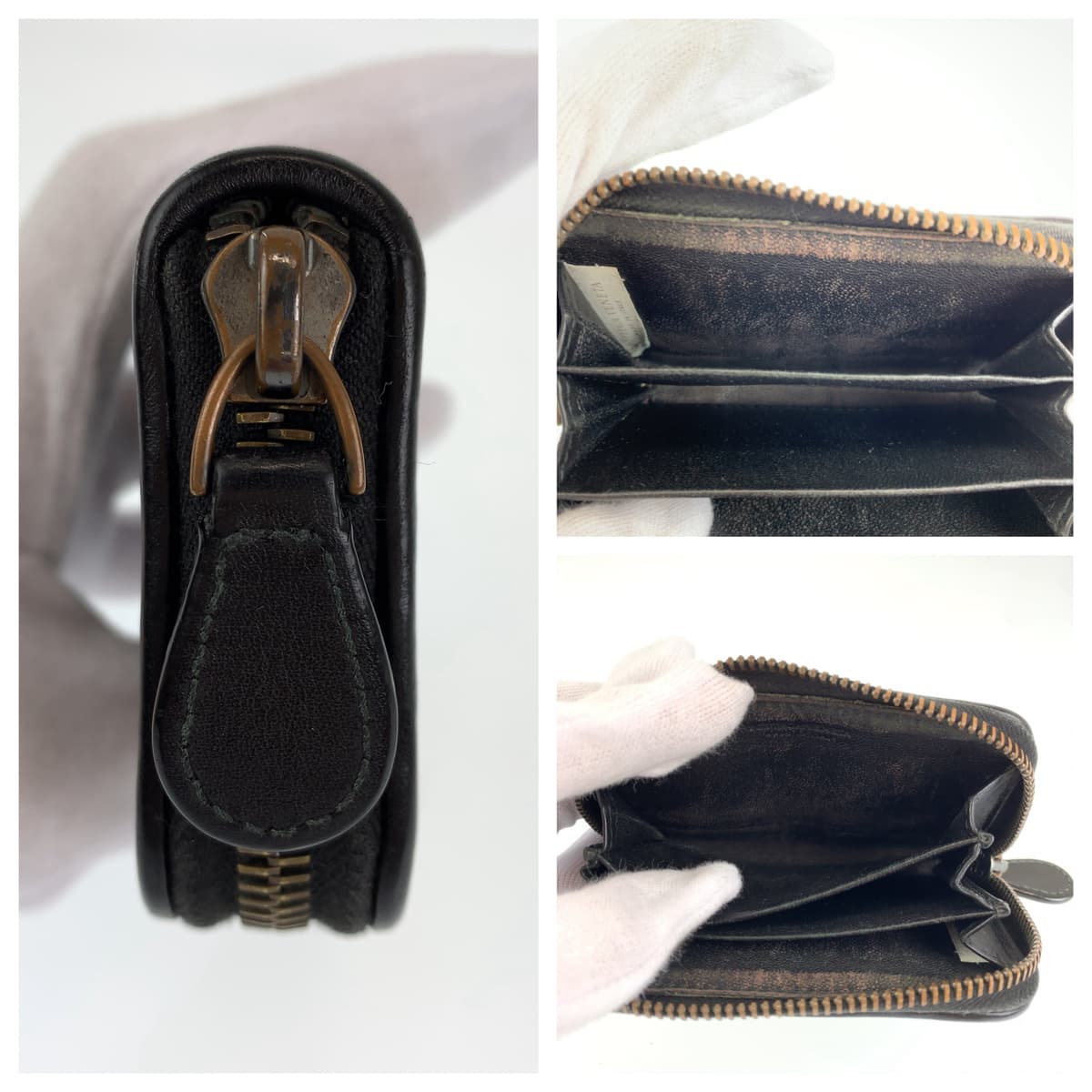 H-00429
BOTTEGAVENETA ボッテガヴェネタ イントレチャート ブラック 黒 レザー コインケース 小銭入れ メンズ