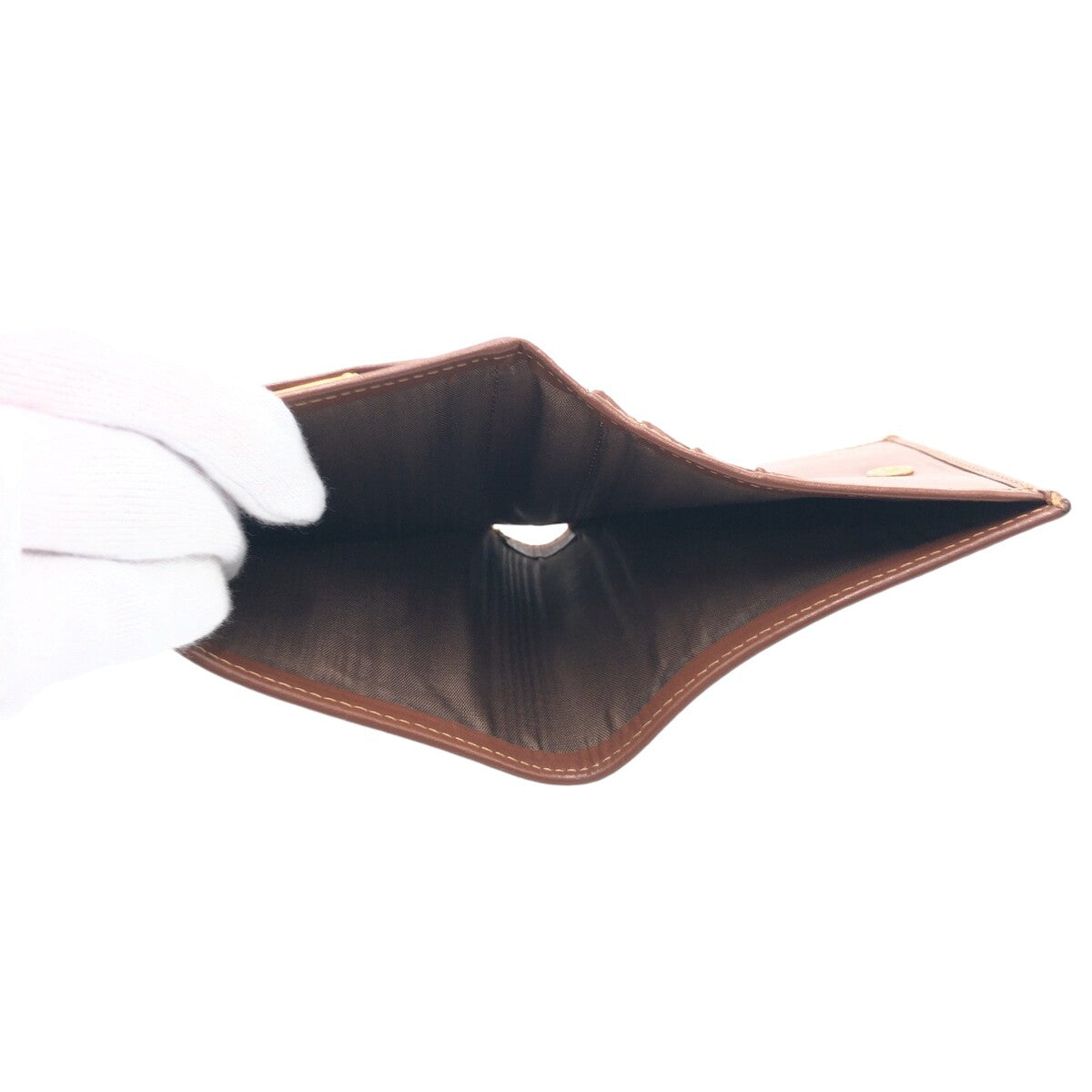 BURBERRY バーバリー ヴィンテージ ノヴァチェック シャドーホース ブラウン 茶 ベージュ ゴールド金具 PVC 二つ折り財布 コンパクトウォレット 男女兼用 レディース