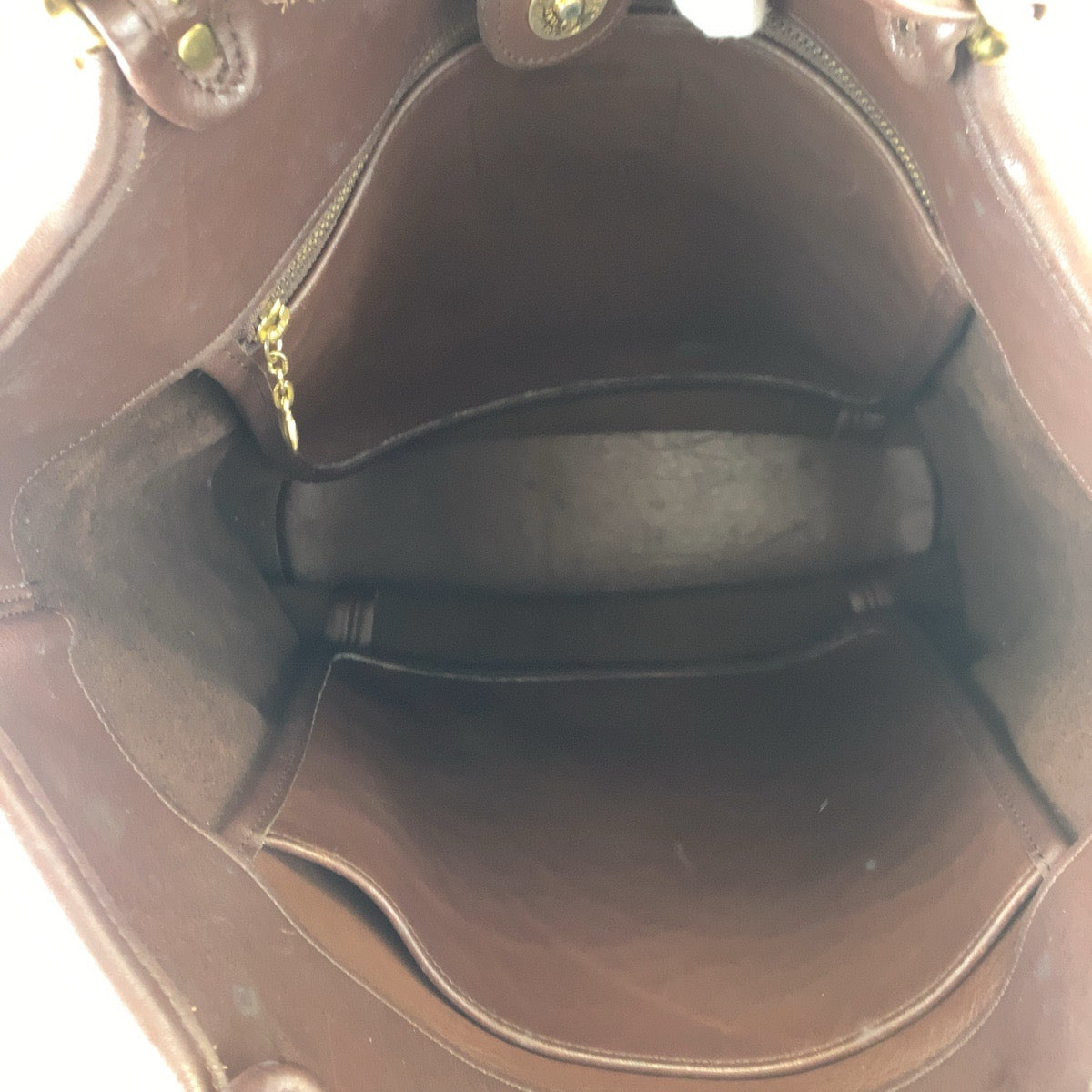 COACH コーチ ヴィンテージ オールドコーチ ブラウン 茶 ゴールド金具 レザー 9090 トートバッグ ハンドバッグ レディース