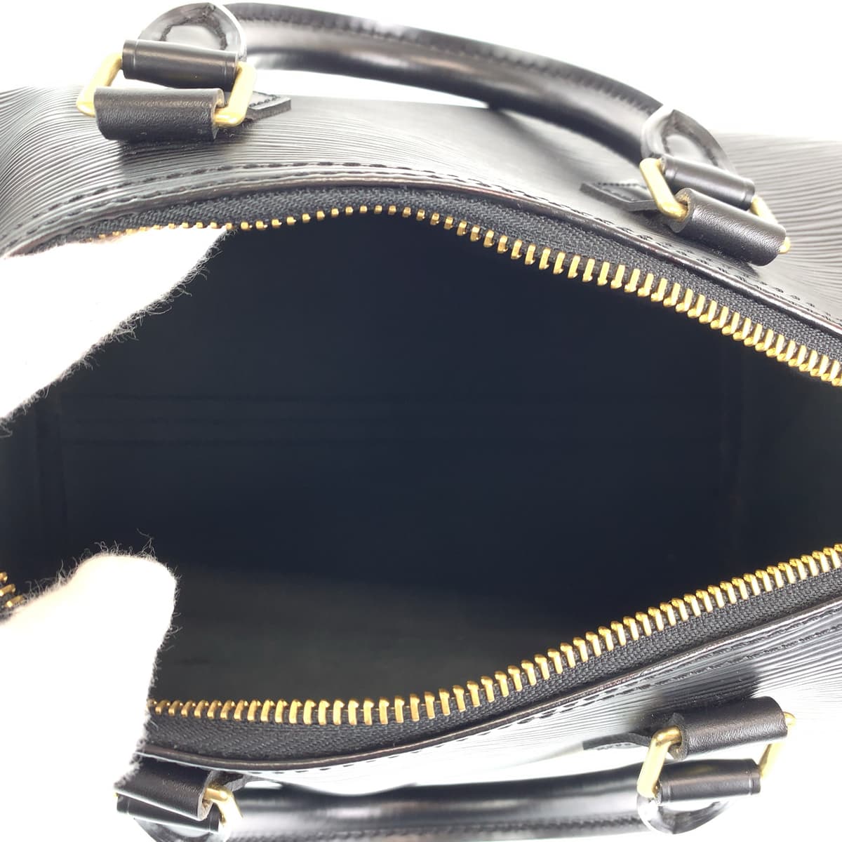 LOUIS VUITTON ルイヴィトン エピ スピーディー 25 ノワール ブラック 黒 ゴールド金具 エピレザー M43012 ミニボストンバッグ ハンドバッグ レディース