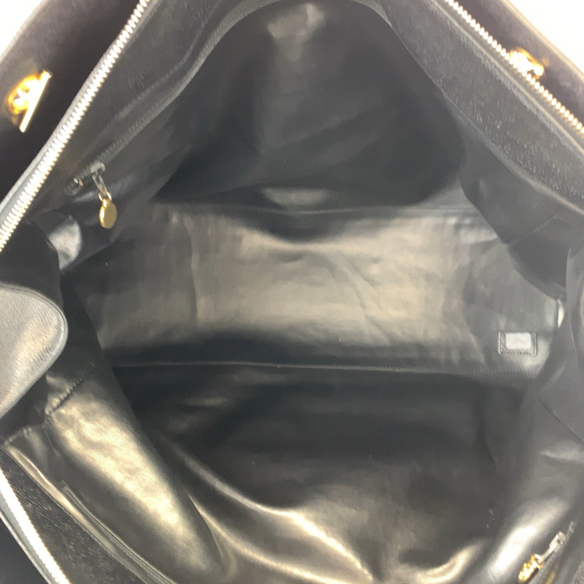 H-00556
CHANEL シャネル ヴィンテージ スーパーモデルバッグ ココマーク ターンロック ブラック 黒 ゴールド金具 キャビアスキン A01992 チェーントートバッグ スーパーモデルバッグ レディース