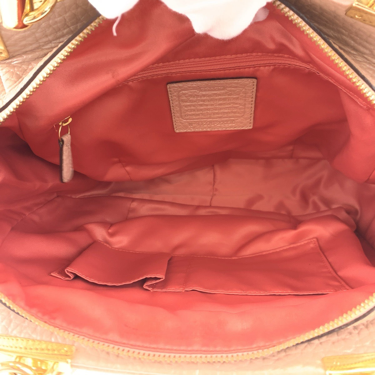 12550
COACH コーチ マディソン ピンク ゴールド金具 レザー 22330 ハンドバッグ トートバッグ レディース