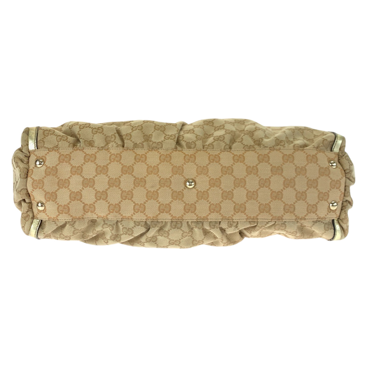 10449
GUCCI Abby Beige Gold Gold Hardware GG Canvas/Leather 190248 Tote Bag Shoulder Bag Handbag Women's