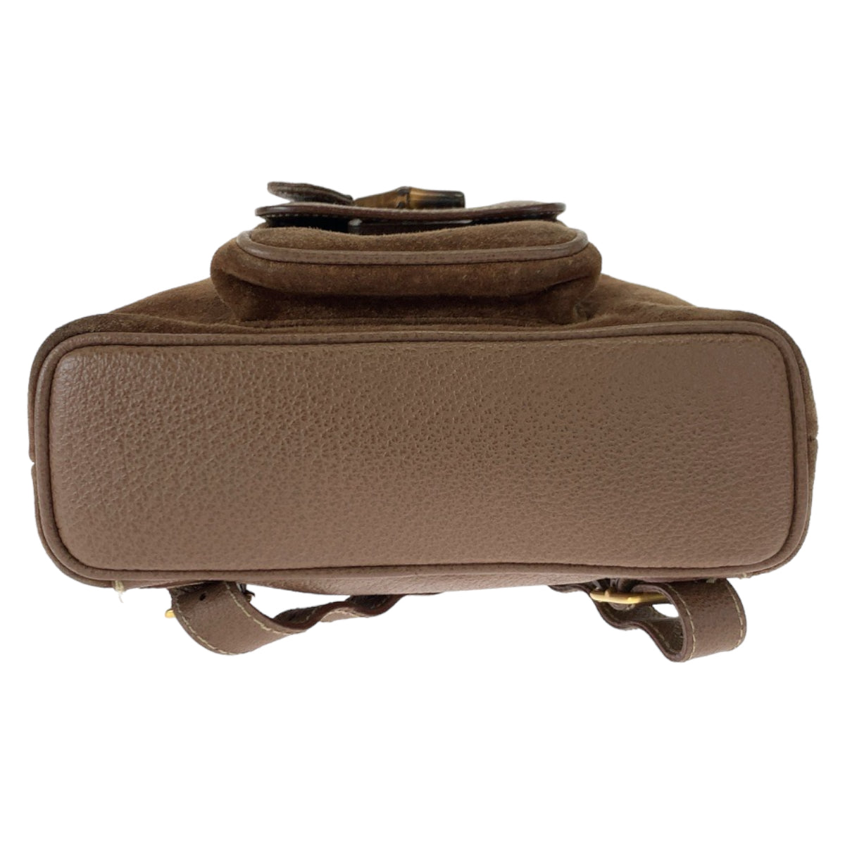 10500
GUCCI グッチ ヴィンテージ バンブー オールドグッチ ブラウン ゴールド金具 スウェード 003 3444 0030 バックパック リュックサック レディース