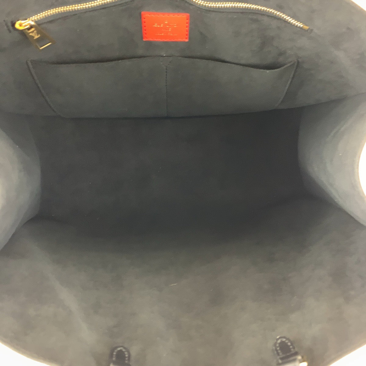 12536
LOUIS VUITTON ルイヴィトン モノグラム アンプラント クラフティ オンザゴーGM ベージュ ブラック ゴールド金具 カーフ M45372 トートバッグ ハンドバッグ レディース