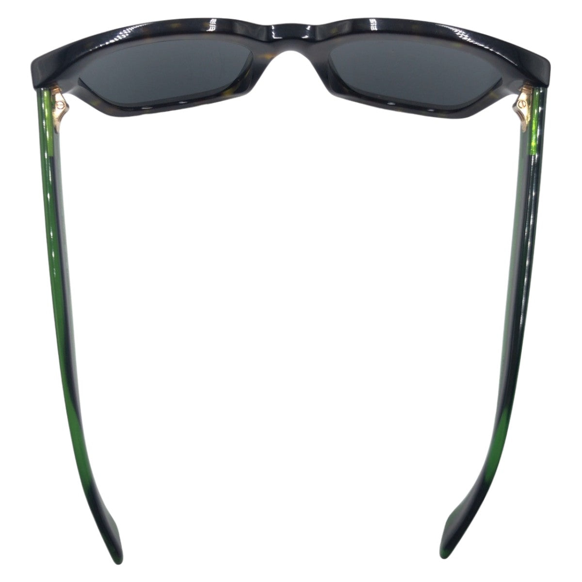 10553
GUCCI グッチ シェリーライン 男女兼用 マーブル ブラウン グリーン レッド ゴールド金具 プラスチック サングラス ウェリントン メンズ