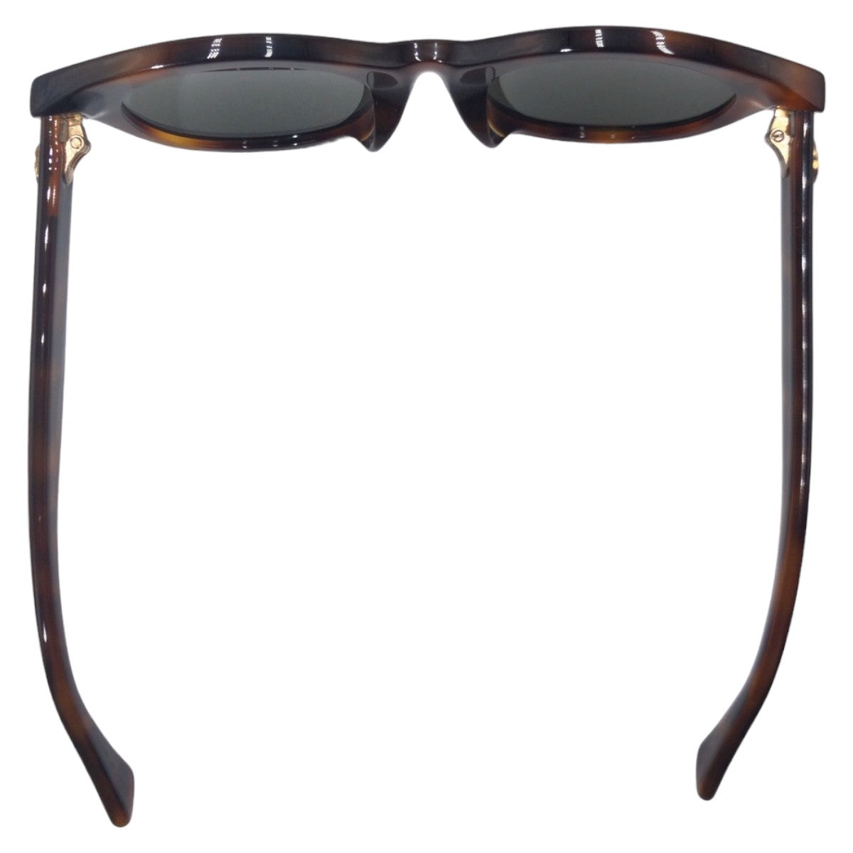 10554
GUCCI グッチ インターロッキング GG ビー ブラウン ゴールド プラスチック サングラス 男女兼用 ウェリントン メンズ