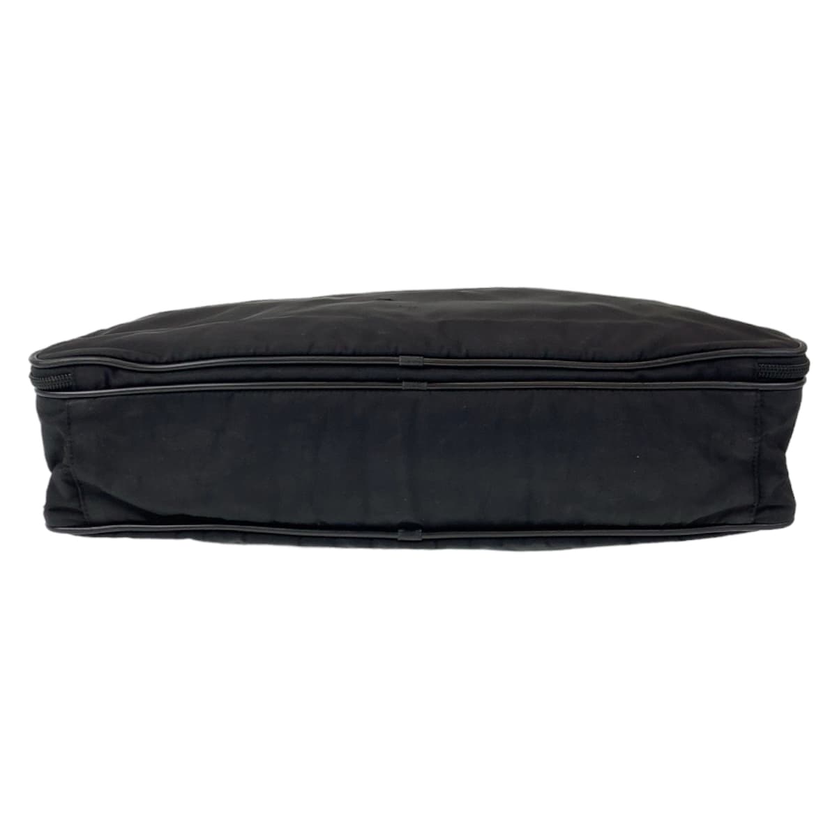 10596
PRADA プラダ テスート 三角ロゴ ブラック シルバー金具 ナイロン / レザー ビジネスバッグ ブリーフケース メンズ