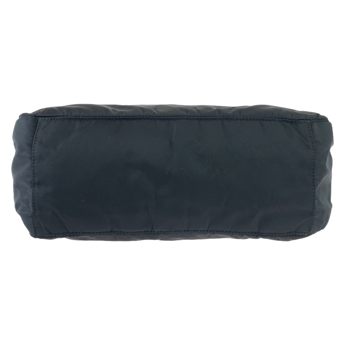 10632
PRADA プラダ テスート 三角ロゴプレート プラハンドル ブラック 黒 ナイロン ホーボー ショルダーバッグ ハンドバッグ レディース