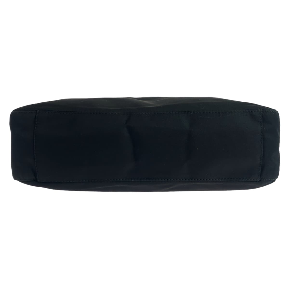 10635
PRADA プラダ テスート 三角ロゴ プラハンドル ブラック ナイロン ホーボー ショルダーバッグ レディース