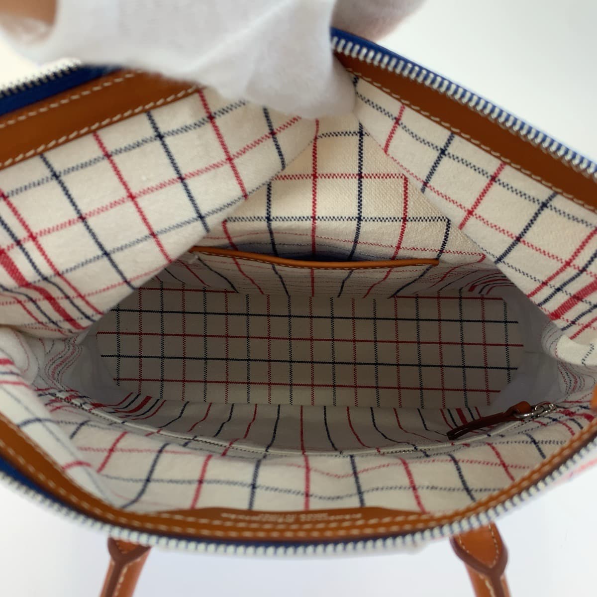 Maison Margiela 5AC Blue Rubber/Canvas/Leather Shoulder Bag Handbag 2way Women's