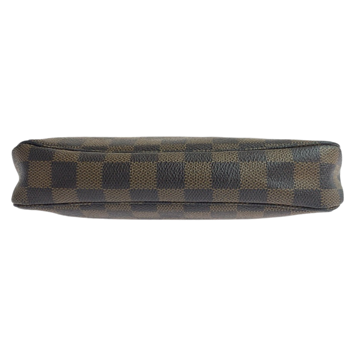 LOUIS VUITTON ルイヴィトン ダミエ エベヌ ナヴォナ アクセソワール ブラウン 茶 ゴールド金具 PVC N51985 ハンドバッグ アクセサリーポーチ レディース