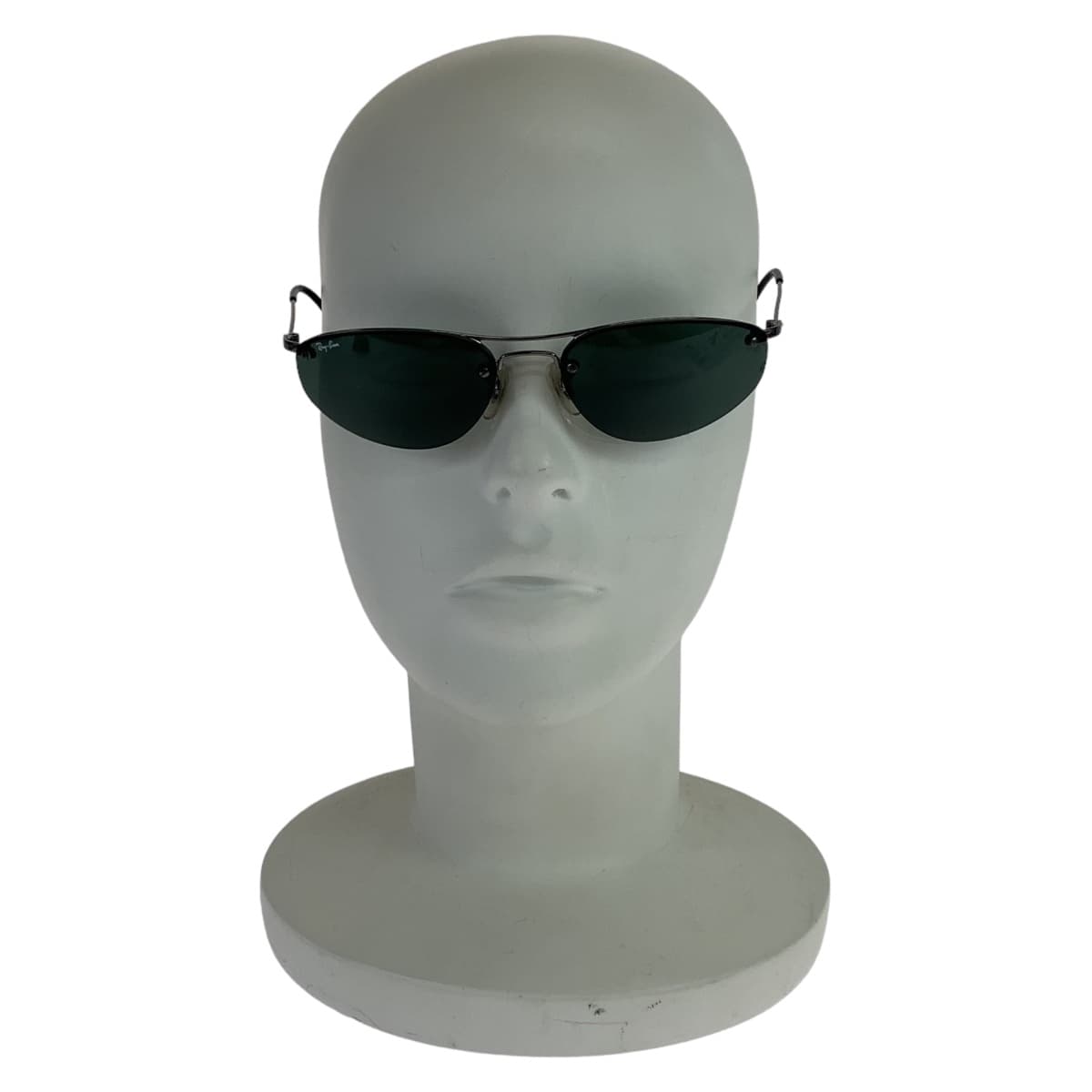 Ray-Ban Black Metal RB3155 004/71 57▫️16 Oval Sunglasses for Men