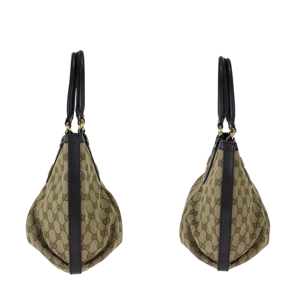 10748
GUCCI グッチ ベージュ ブラウン GGキャンバス / レザー 269953 トートバッグ ショルダーバッグ レディース ABP36