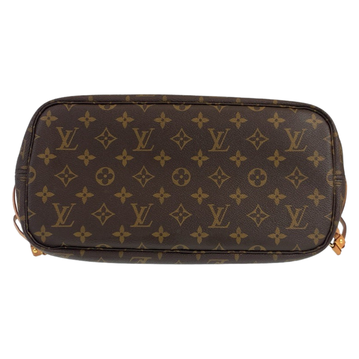 LOUIS VUITTON ルイヴィトン モノグラム ネヴァーフル MM ブラウン 茶 ゴールド金具 PVC M41177 トートバッグ ショルダーバッグ レディース