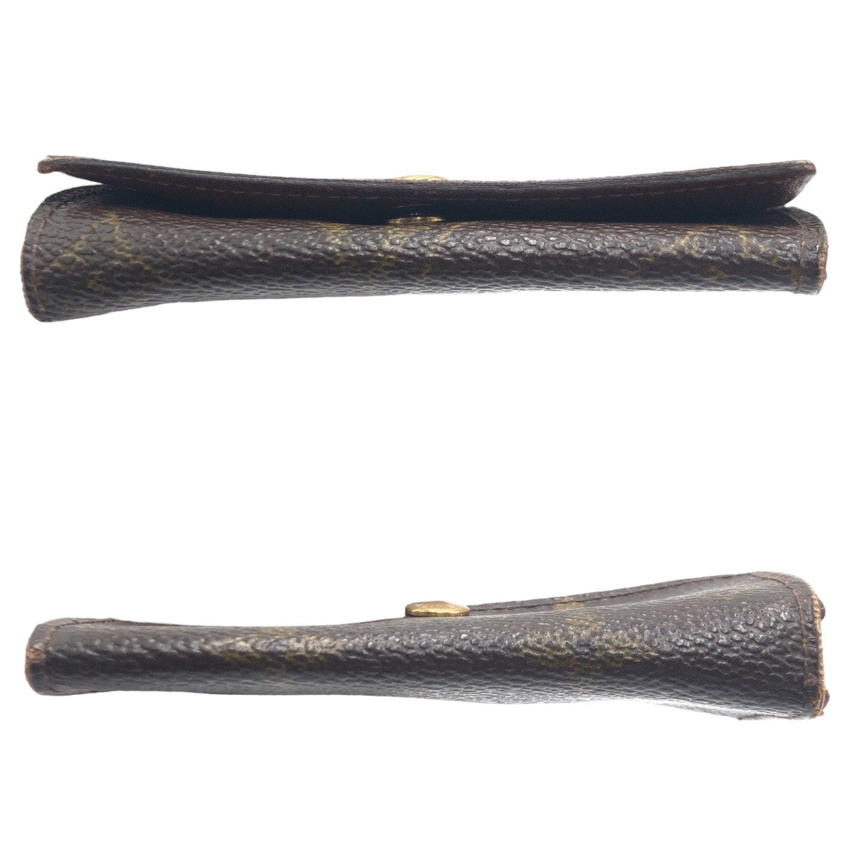 LOUIS VUITTON Louis Vuitton Monogram Multicle 4 Unisex Brown Gold Hardware PVC M62631 4-Key Case for Women