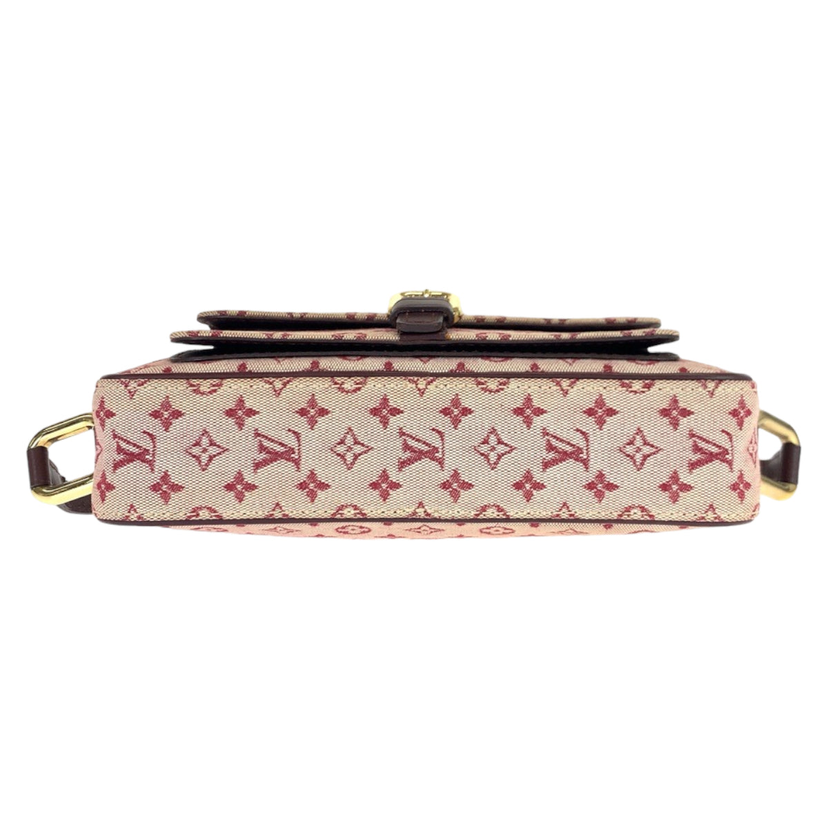LOUIS VUITTON Louis Vuitton Monogram Mini Juliet Pink Brown Gold Hardware Monogram Canvas M92317 Shoulder Bag Crossbody Women's