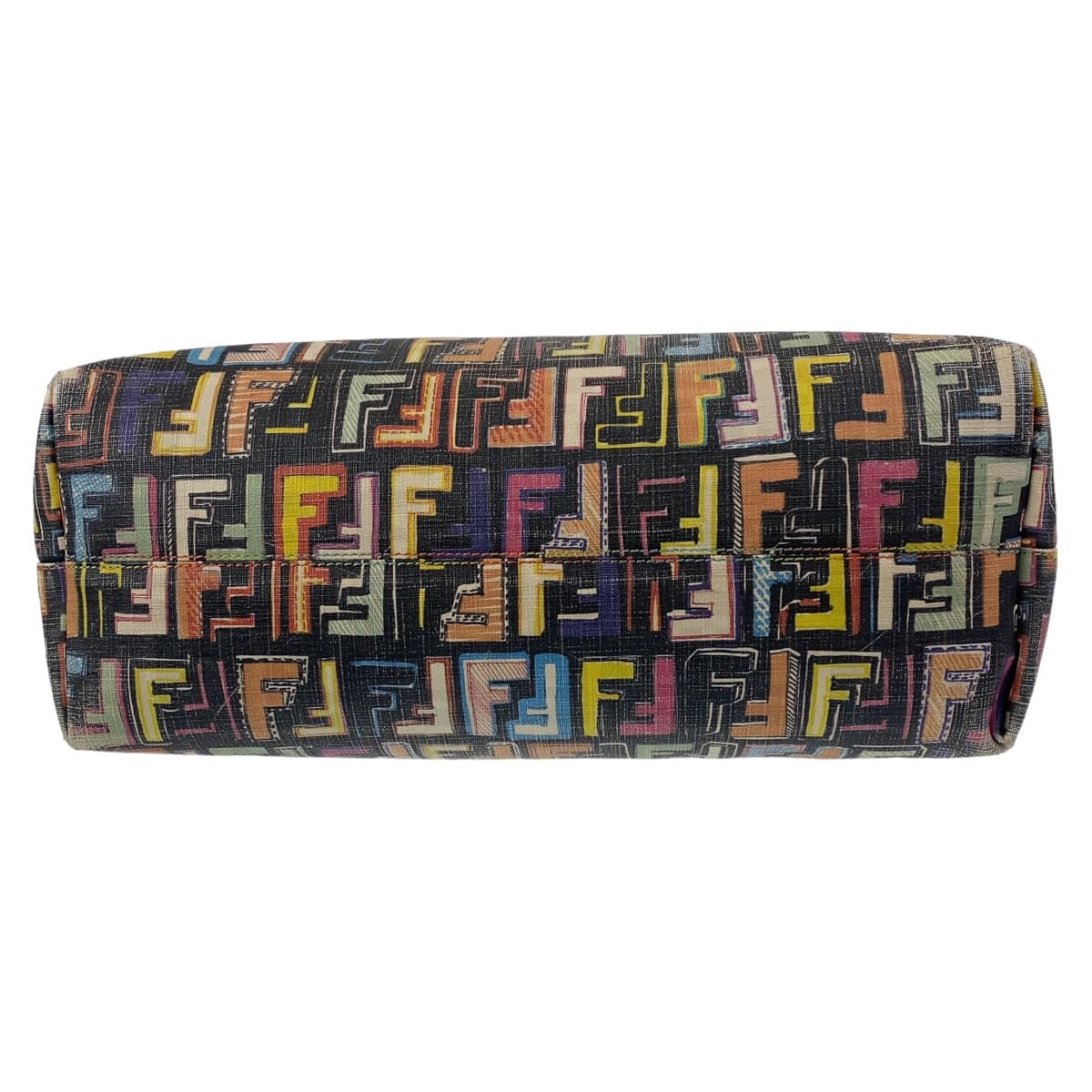 FENDI フェンディ ズッカ マルチカラー ゴールド金具 PVC 8BH185 トートバッグ ハンドバッグ レディース