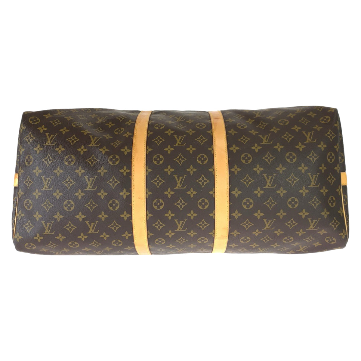 LOUIS VUITTON ルイヴィトン モノグラム キーポルバンドリエール60 男女兼用 ブラウン 茶 ゴールド金具 PVC M41412 ボストンバッグ 旅行バッグ メンズ