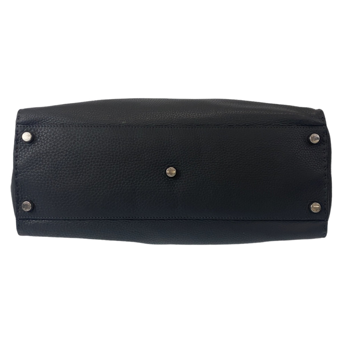 10860
FENDI フェンディ セレリア ピーカブー グレー シルバー金具 レザー ビジネスバッグ A4対応 ショルダーバッグ メンズ