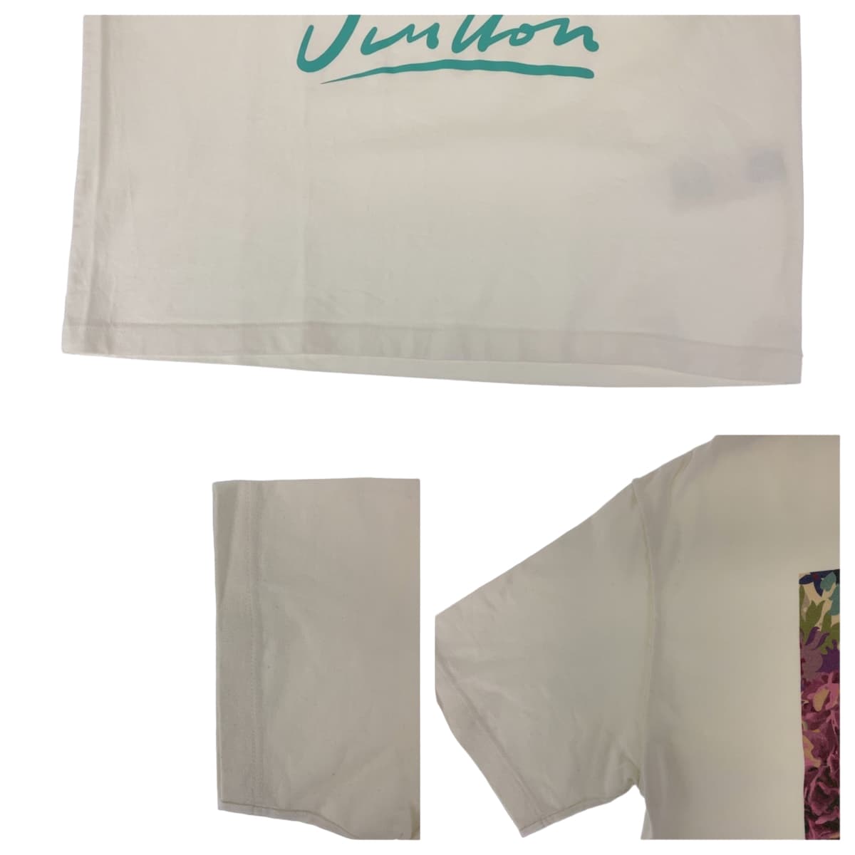 LOUIS VUITTON ルイヴィトン フラワータペストリー サイズXL ホワイト 白 マルチカラー コットン RM222 NPG HNY91W 半袖Tシャツ 花柄 メンズ