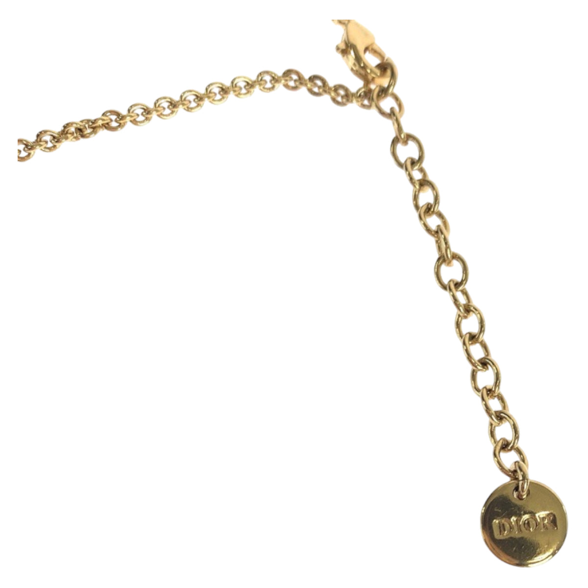 10907
Christian Dior クリスチャンディオール Petit CD クレールディーリュヌ メタル / ラインストーン N0717CDLCY ネックレス ペンダント レディース