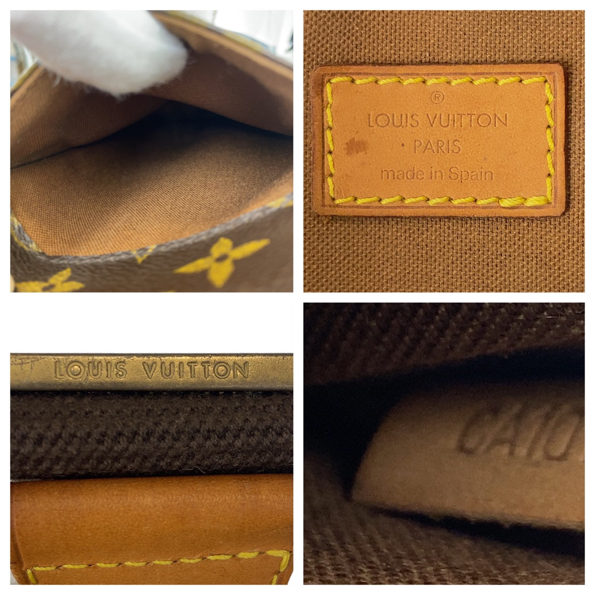 LOUIS VUITTON ルイヴィトン モノグラム ポシェットガンジュ ブラウン 茶 ゴールド金具 PVC M51870 ボディバッグ 斜め掛け バムバッグ メンズ